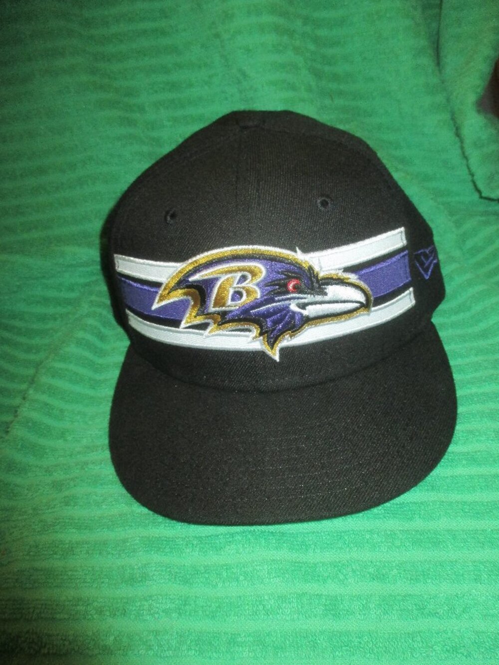 New Era Baltimore Ravens 9FIFTY Snapback Hat Black/Purple/Gold NFL One Size